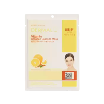 DERMAL Тканевая маска с витамином С и коллагеном 23.0