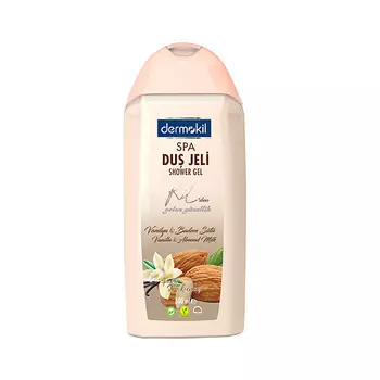 DERMOKIL Гель для душа с ванилью и миндалем Vanilla&Almond Milk Shower Gel