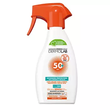 DEBORAH DERMOLAB Солнцезащитное молочко для лица и тела с высокой степенью защиты Advanced Protection Sun Milk Spf 50+