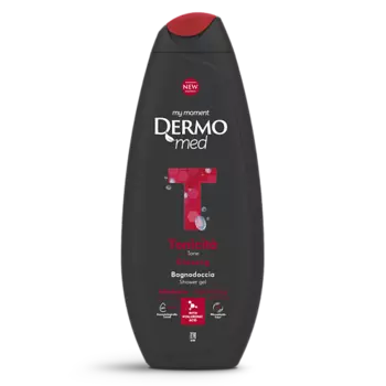 DERMOMED Гель для душа для мужчин с женьшенем TONE