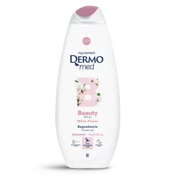 DERMOMED Гель для душа с белым цветком BEAUTY