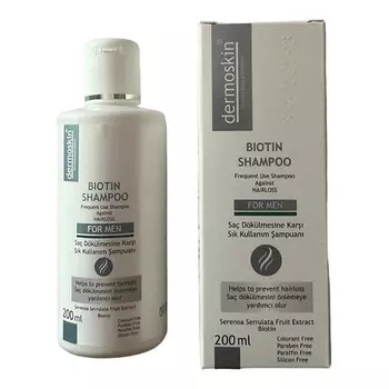 DERMOSKIN Шампунь мужской Dermoskin Biotin Shampoo For Men 200.0