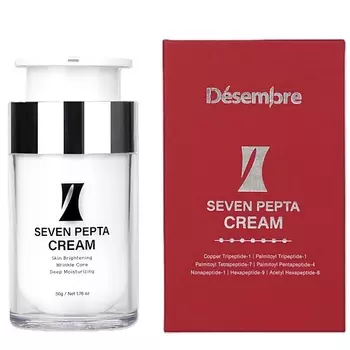 DESEMBRE Seven Pepta Cream Антивозрастной регенерирующий крем для лица с 7 пептидами