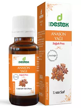 DESTEK Косметическое анисовое масло для лица, уход за ногтями, для массажа, для волос и тела 20.0