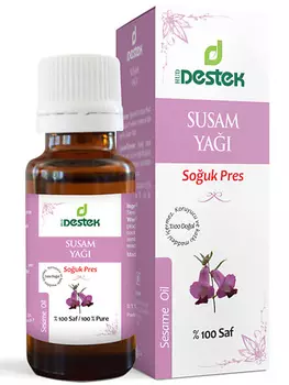 DESTEK Косметическое кунжутное масло для лица, тела, для волос 20.0