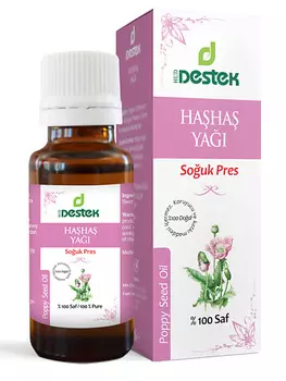 DESTEK Косметическое маковое масло для волос, для тела, для лица, увлажнение, питание 50.0