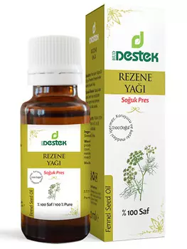 DESTEK Косметическое масло фенхеля для лица, тела, для волос 20.0