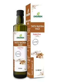 DESTEK Косметическое масло сладкого миндаля для лица, волос, тела, для ногтей и кутикул 250.0