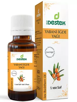 DESTEK Косметическое облепиховое масло для лица, для тела, для волос, ресниц и бровей 20.0