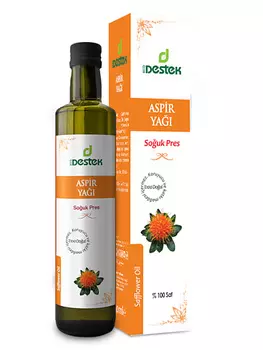 DESTEK Косметическое сафлоровое масло для лица, для тела , для волос 250