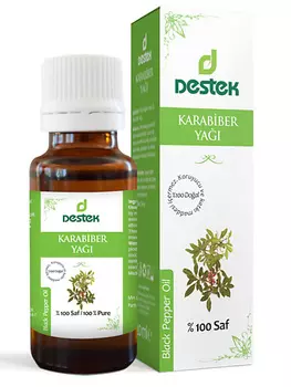 DESTEK Масло чёрного перца для лица, для тела, для волос, для массажа 20