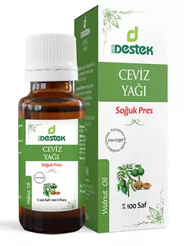 DESTEK Масло грецкого ореха для лица, волос, питание, увлажнение, омоложение 50.0