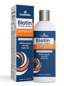 DESTEK Шампунь Биотин женьшень+куркума,с кератином профилактика перхоти , уход и питание 330.0