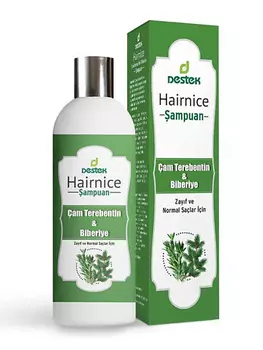 DESTEK Шампунь с маслом терпентина и розмарина, питание,увлажнение 330.0