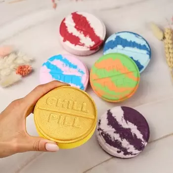 DEWPOINT Большие натуральные бомбочки для ванны таблетки средний набор 6.0