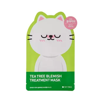 DEWYTREE Маска для лица DINGO FRIENDS с экстрактом чайного дерева