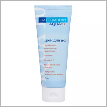 DIAULTRADERM Крем для ног AQUA 10 75.0