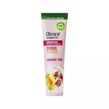 DICORA URBAN FIT Гель для душа Цитрусы и персик