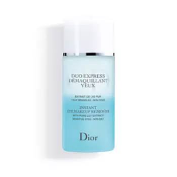 DIOR Двухфазное средство для мгновенного снятия макияжа с глаз с экстрактом чистой лилии Duo Express Demaquillant Yeux
