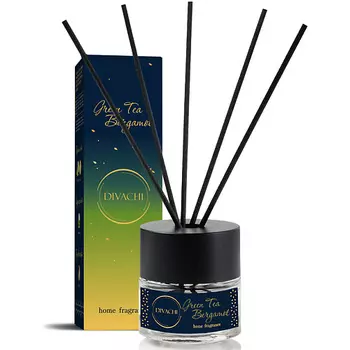 DIVACHI Диффузор для ароматизации Зеленый чай и бергамот 50.0
