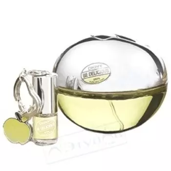 DKNY Подарочный набор Be Delicious с миниатюрой на брелоке