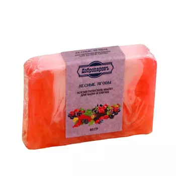 ДОБРОПАРОВЪ Мыло СПА - уход для бани и сауны "Лесные ягоды" 80.0