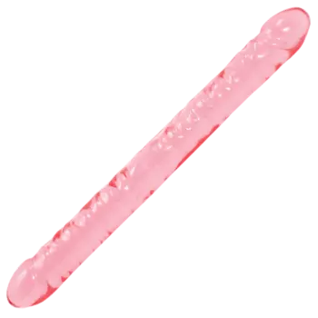 DOC JOHNSON Фаллоимитатор двухголовый 18 Crystal Jellies 12 Jr. Double Dong 1.0