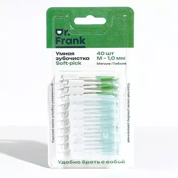 DOCTOR FRANK Умная зубочистка-soft-pick, 40 шт. 1.0
