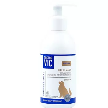 DOCTOR VIC Бальзам-маска с кератином и провитамином В5 для собак 200.0