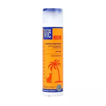 DOCTOR VIC Шампунь-кондиционер «TROPICAL CANDY» для кошек всех пород