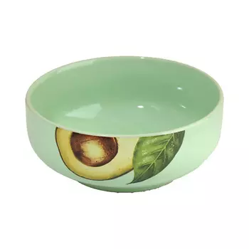 DOLCE CERAMO Глубокая тарелка керамическая «Авокадо»