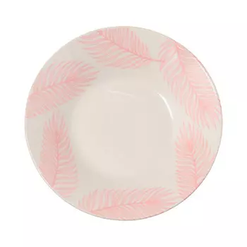 DOLCE CERAMO Глубокая тарелка керамическая «И пусть весь мир подождет»