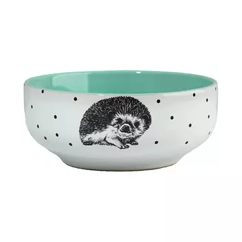 DOLCE CERAMO Глубокая тарелка керамическая «Ёжик»