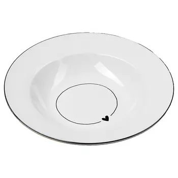 DOLCE CERAMO Глубокая тарелка керамическая «С любовью»