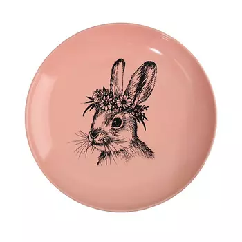 DOLCE CERAMO Тарелка керамическая «Зайка»