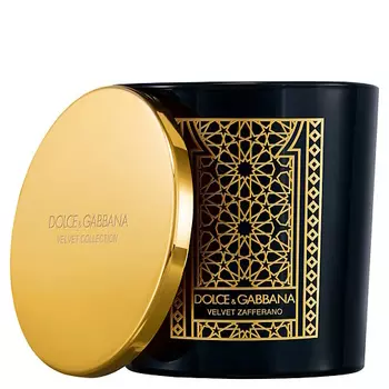 DOLCE&GABBANA Лимитированная ароматическая свеча Velvet Zafferano