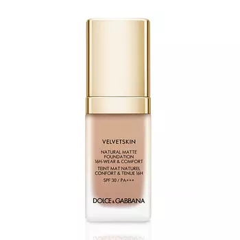 DOLCE&GABBANA Матирующее тональное средство-флюид VELVETSKIN FOUNDATION 0