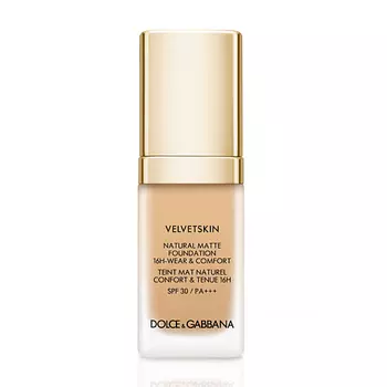 DOLCE&GABBANA Матирующее тональное средство-флюид VELVETSKIN FOUNDATION 0