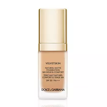 DOLCE&GABBANA Матирующее тональное средство-флюид VELVETSKIN FOUNDATION 0