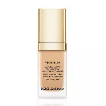 DOLCE&GABBANA Матирующее тональное средство-флюид VELVETSKIN FOUNDATION 0