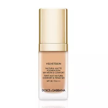 DOLCE&GABBANA Матирующее тональное средство-флюид VELVETSKIN FOUNDATION 0