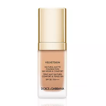 DOLCE&GABBANA Матирующее тональное средство-флюид VELVETSKIN FOUNDATION 0