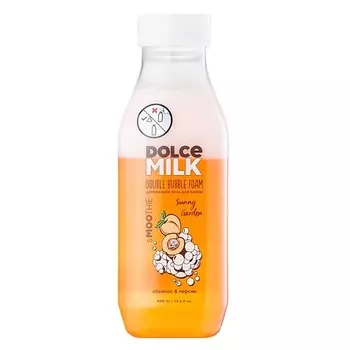 DOLCE MILK Двухфазная пена для ванны "САННИ ГАРДЕН" абрикос&персик Smoothie