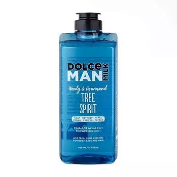 DOLCE MILK Гель для душа 3 в 1 Дух Леса Tree Spirit Man