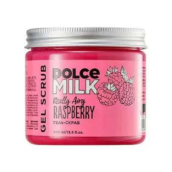 DOLCE MILK Гель-скраб для душа «Ягода-малина»