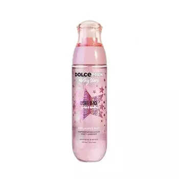 DOLCE MILK Парфюмированный мист для тела и волос Milky stars Lychee Beach