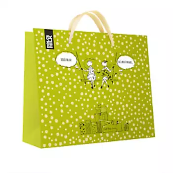 DOLCE MILK Подарочный пакет зеленый
