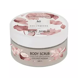 DOLLYMORE Арома-скраб для душа Кокосовая страсть