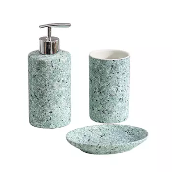 ДОЛЯНА Набор аксессуаров для ванной комнаты «Гранит»