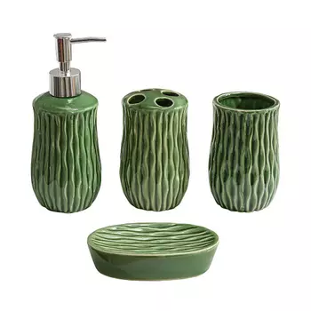 ДОЛЯНА Набор аксессуаров для ванной комнаты «Волны»